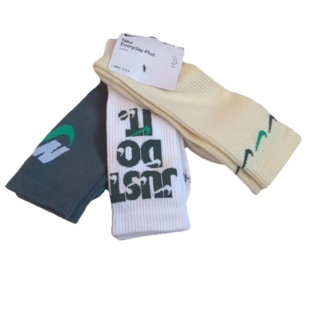 Nike Men's 3-Pack Everyday Plus Cushioned Crew Socks
